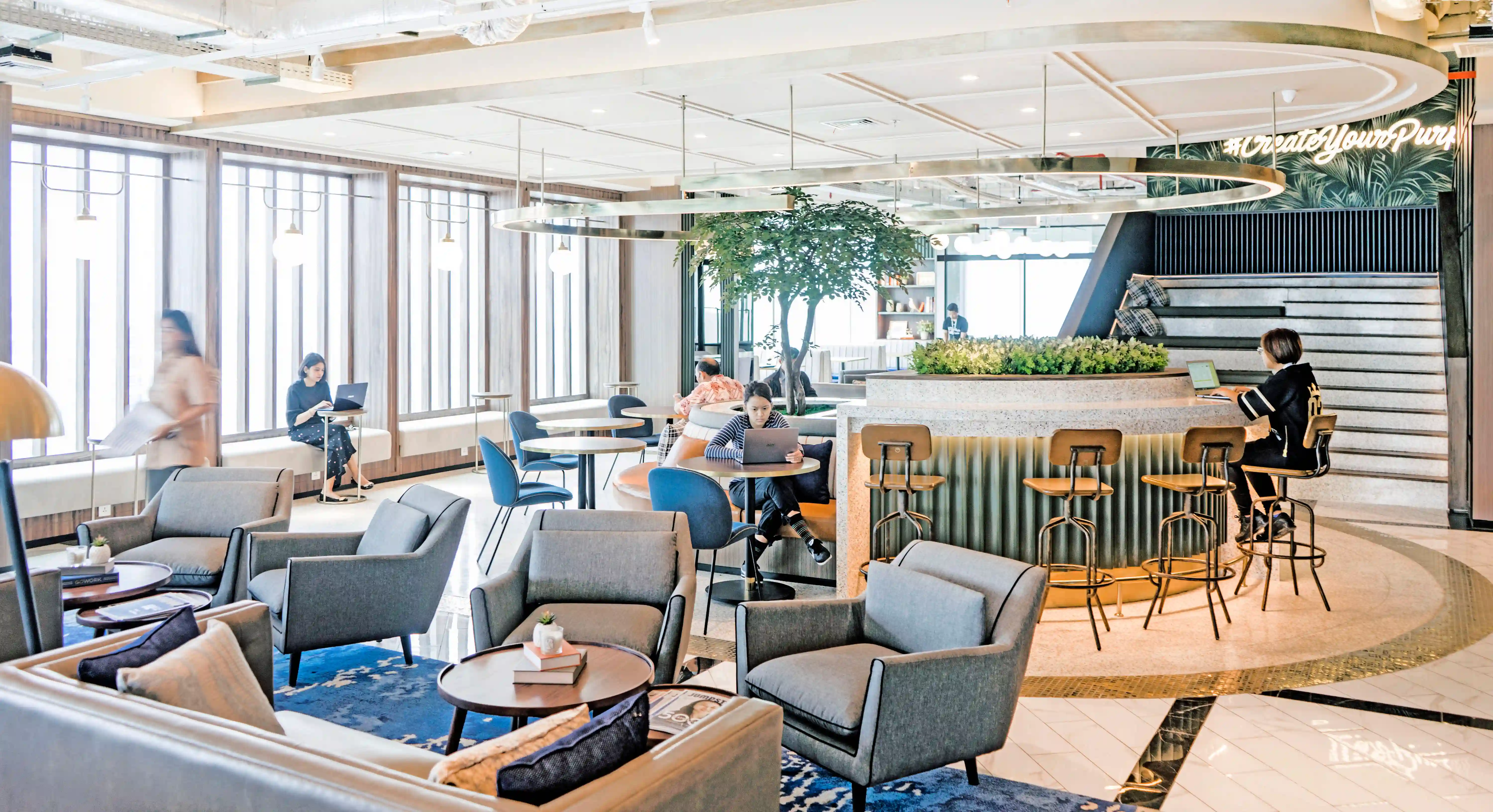ruang kantor coworking space gowork Millennium Centennial Center Tower jakarta selatan