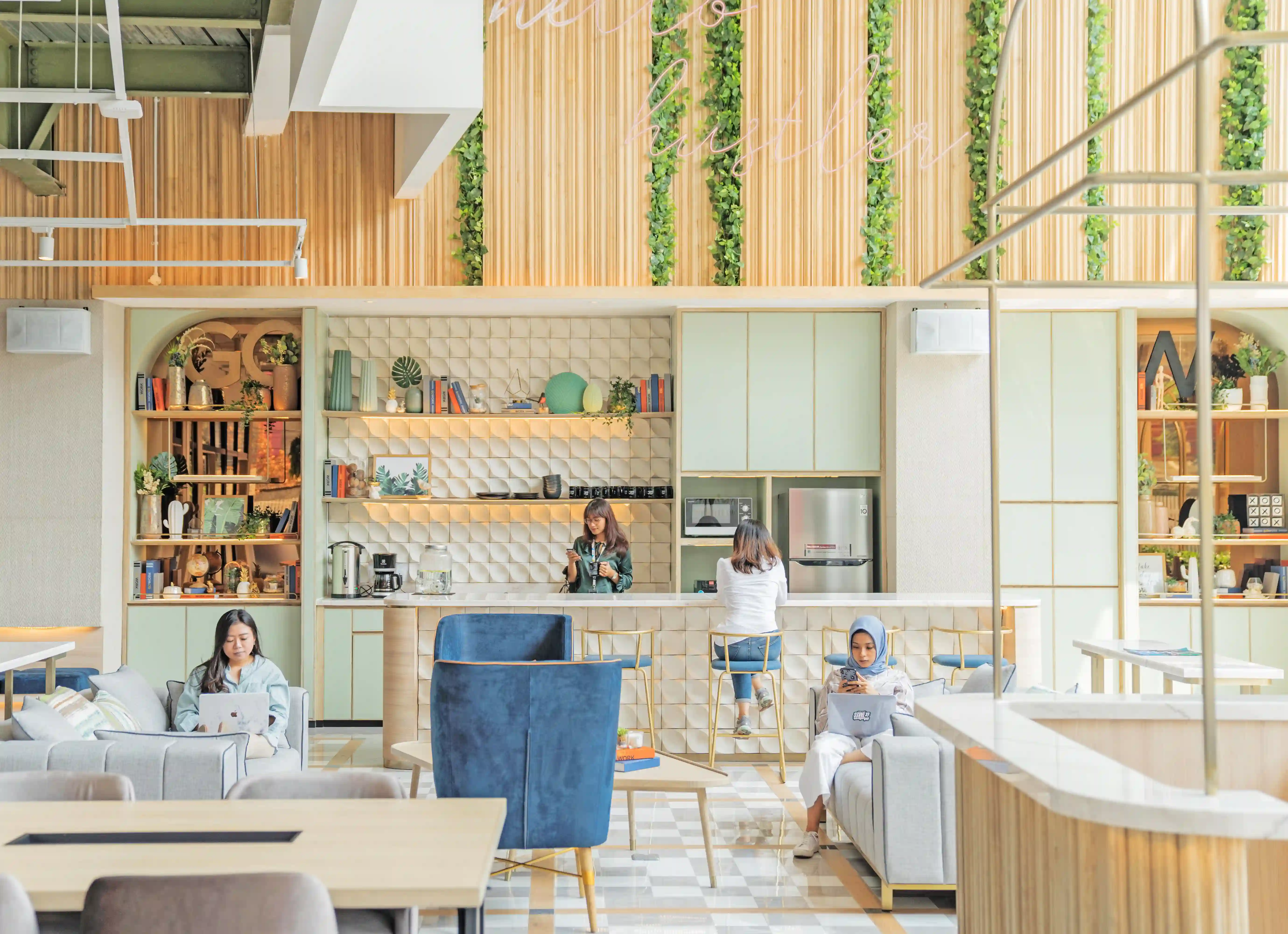 ruang kerja coworking space gowork fatmawati jakarta selatan